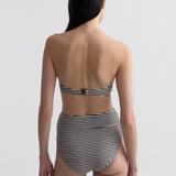 Nili Lotan - BANDEAU STRIPED BIKINI TOP