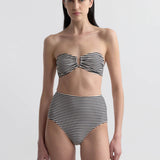 Nili Lotan - BANDEAU STRIPED BIKINI TOP