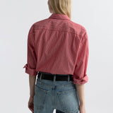 Nili Lotan - YORKE STRIPED COTTON SHIRT