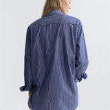Nili Lotan - YORKE STRIPED COTTON SHIRT