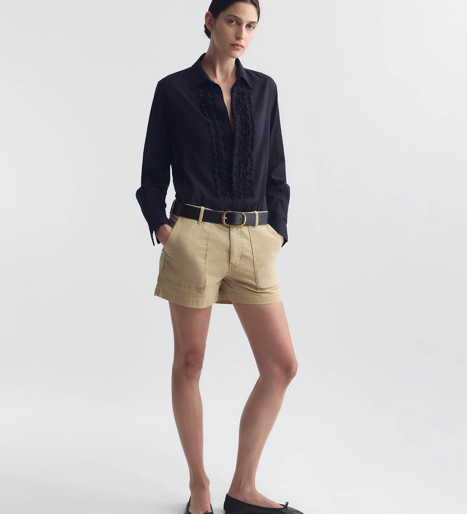 Nili Lotan - NATHAEL RUFFLE SHIRT