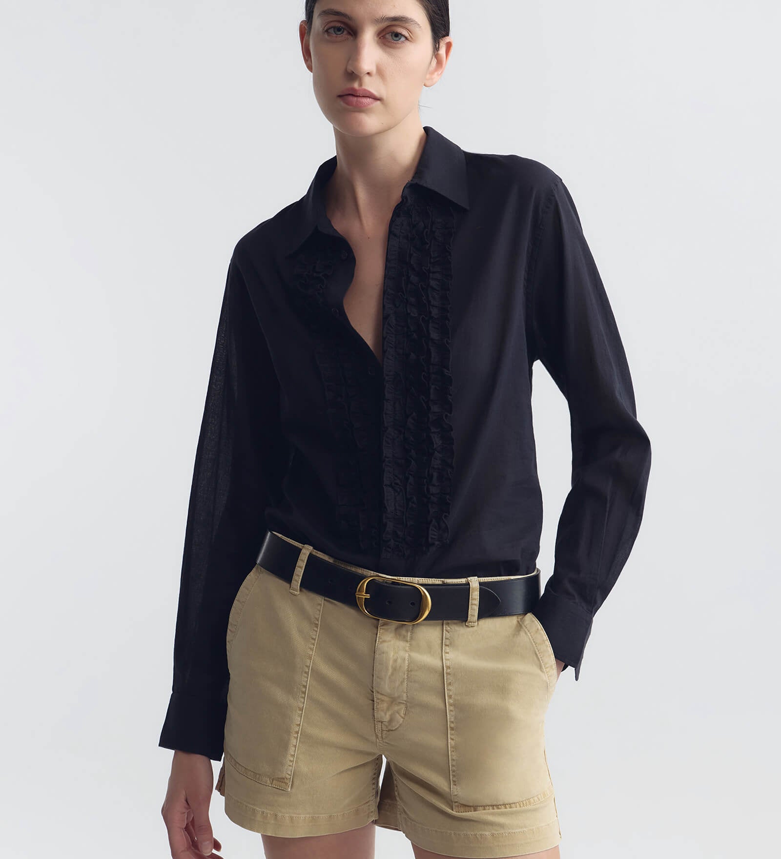 Nili Lotan - NATHAEL RUFFLE SHIRT