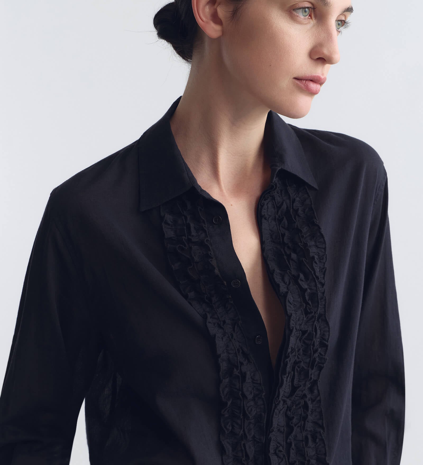 Nili Lotan - NATHAEL RUFFLE SHIRT