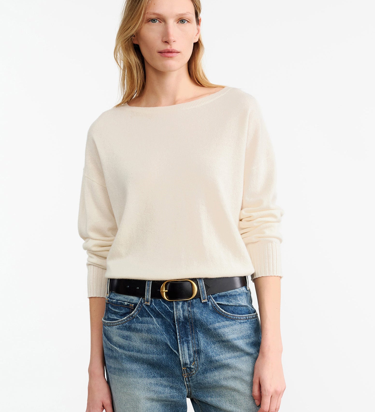 Nili Lotan - BOYFRIEND CASHMERE SWEATER