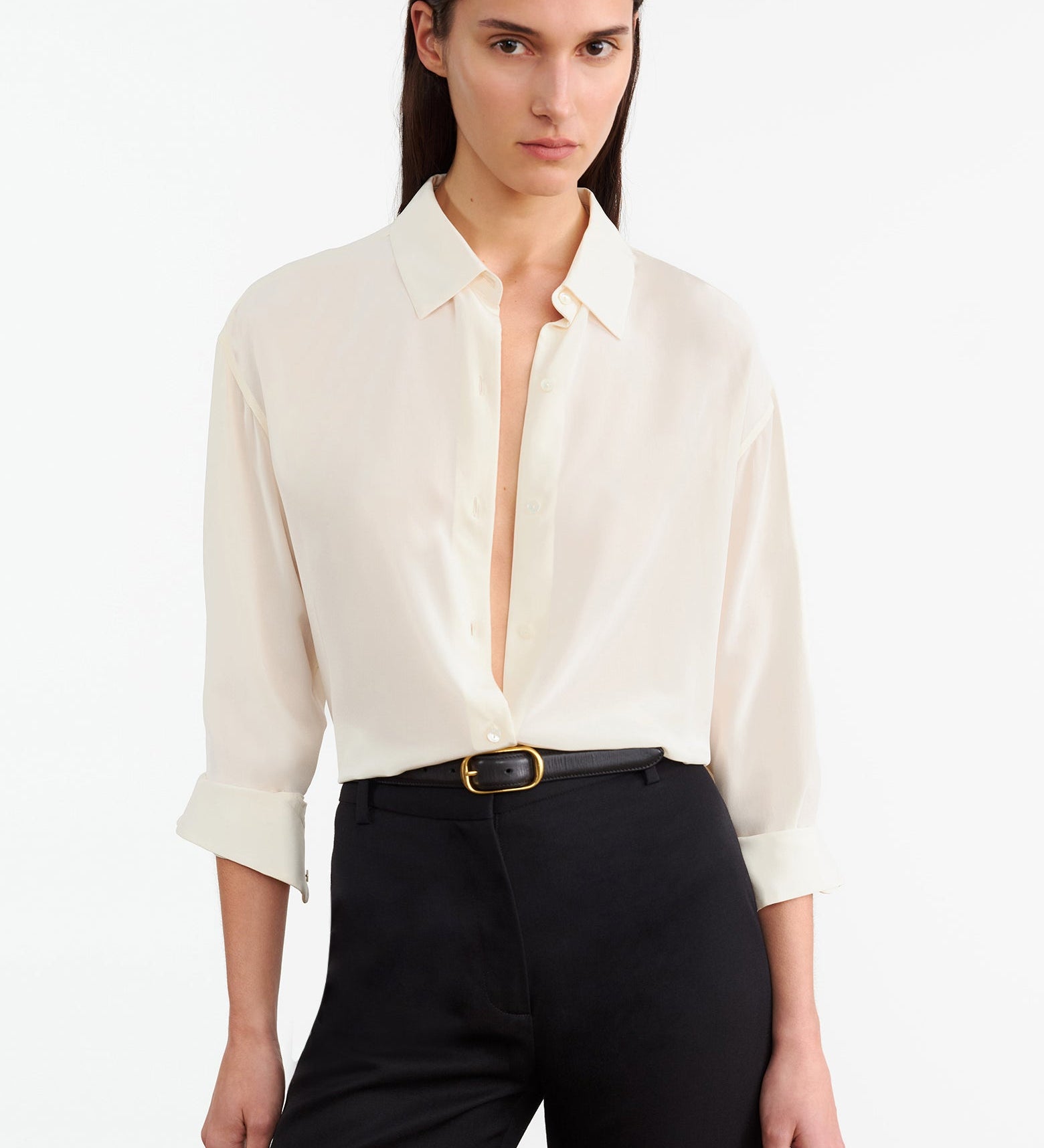 Nili Lotan - JULIEN SILK BLOUSE