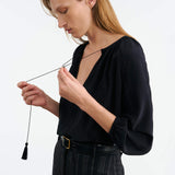 Nili Lotan - CRISTO SILK BLOUSE