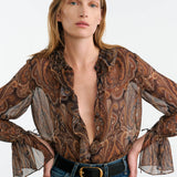 Nili Lotan - CECILY SILK BLOUSE