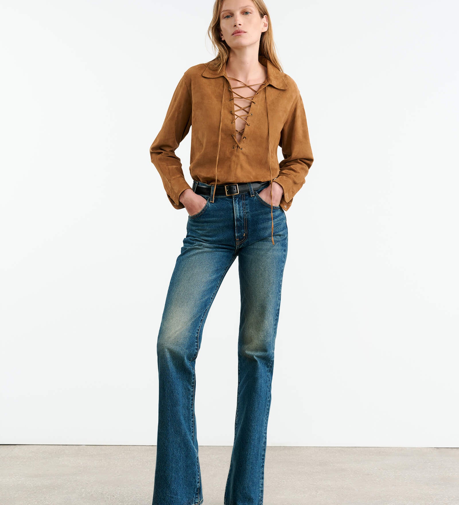 Nili Lotan - JIMI SUEDE SHIRT