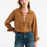 Nili Lotan - JIMI SUEDE SHIRT
