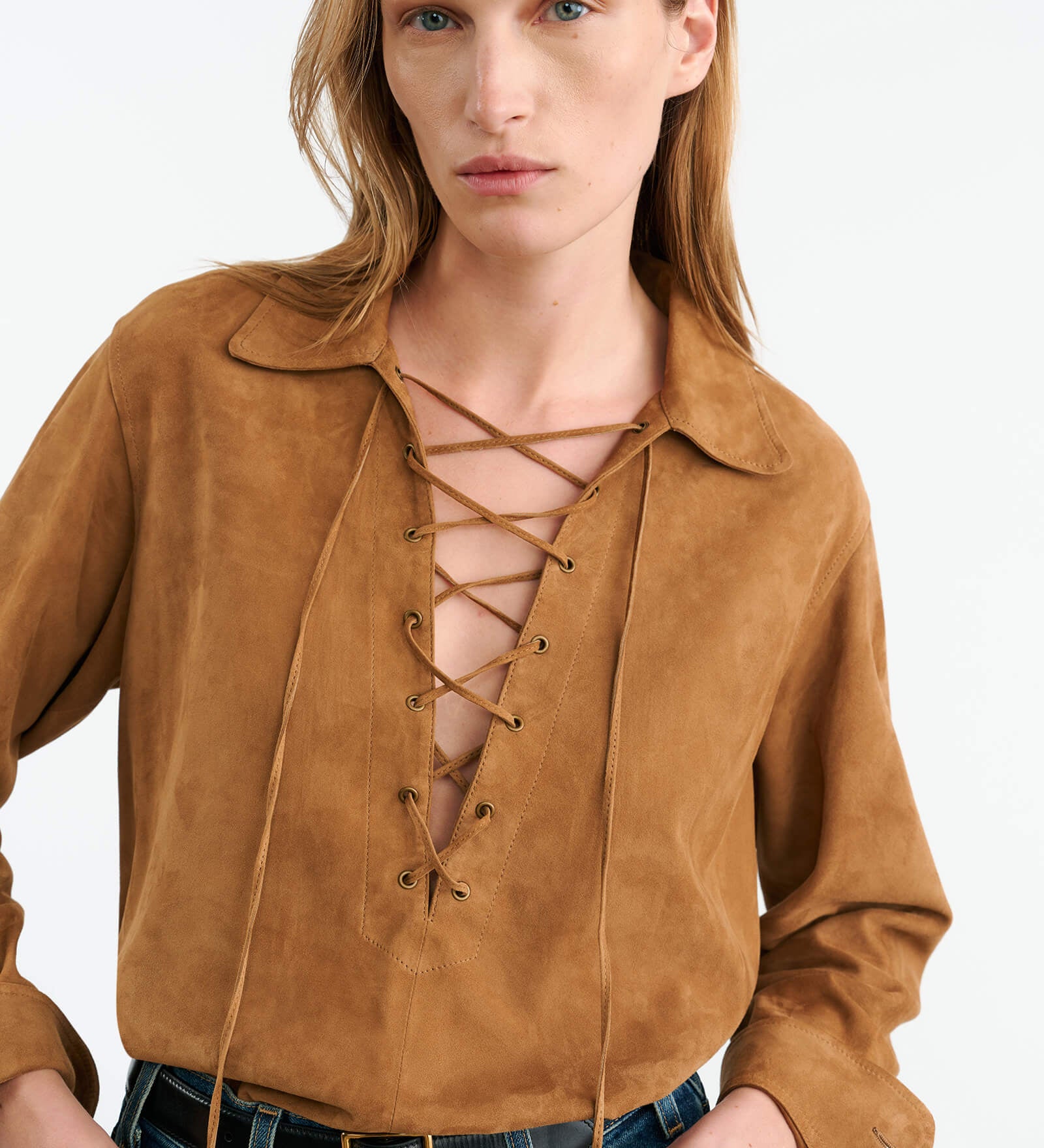 Nili Lotan - JIMI SUEDE SHIRT