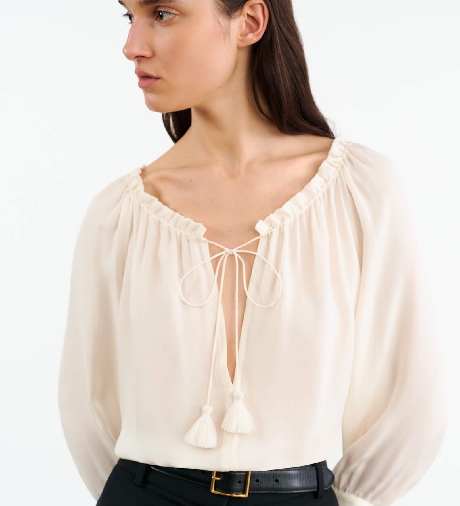 Nili Lotan - CARLEY SILK BLOUSE