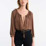 Nili Lotan - CARLEY SILK BLOUSE