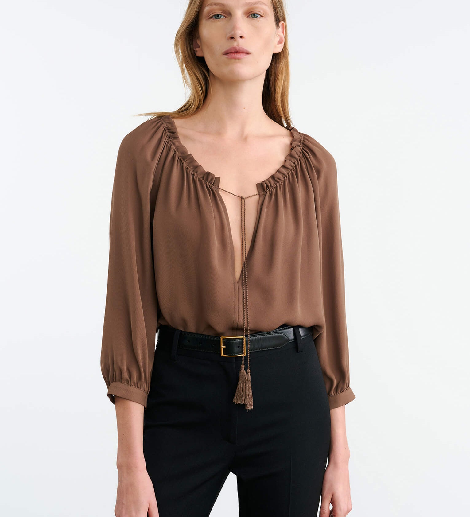Nili Lotan - CARLEY SILK BLOUSE