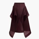 Khaite - Nina Skirt in Almandine