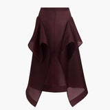 Khaite - Nina Skirt in Almandine