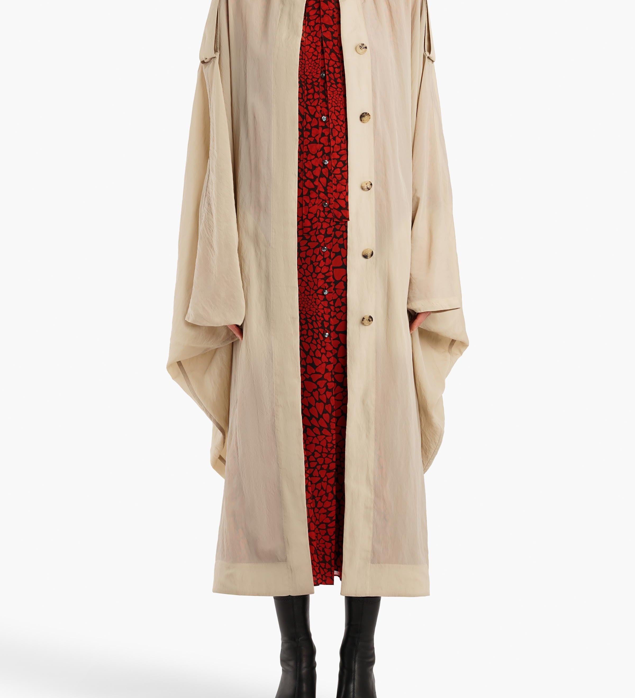 Khaite - Noa Coat in Limestone