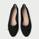 Loeffler Randall - Noelle Black Suede Ballet Flat