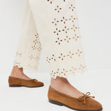 Loeffler Randall - Noelle Cacao Suede Ballet Flat