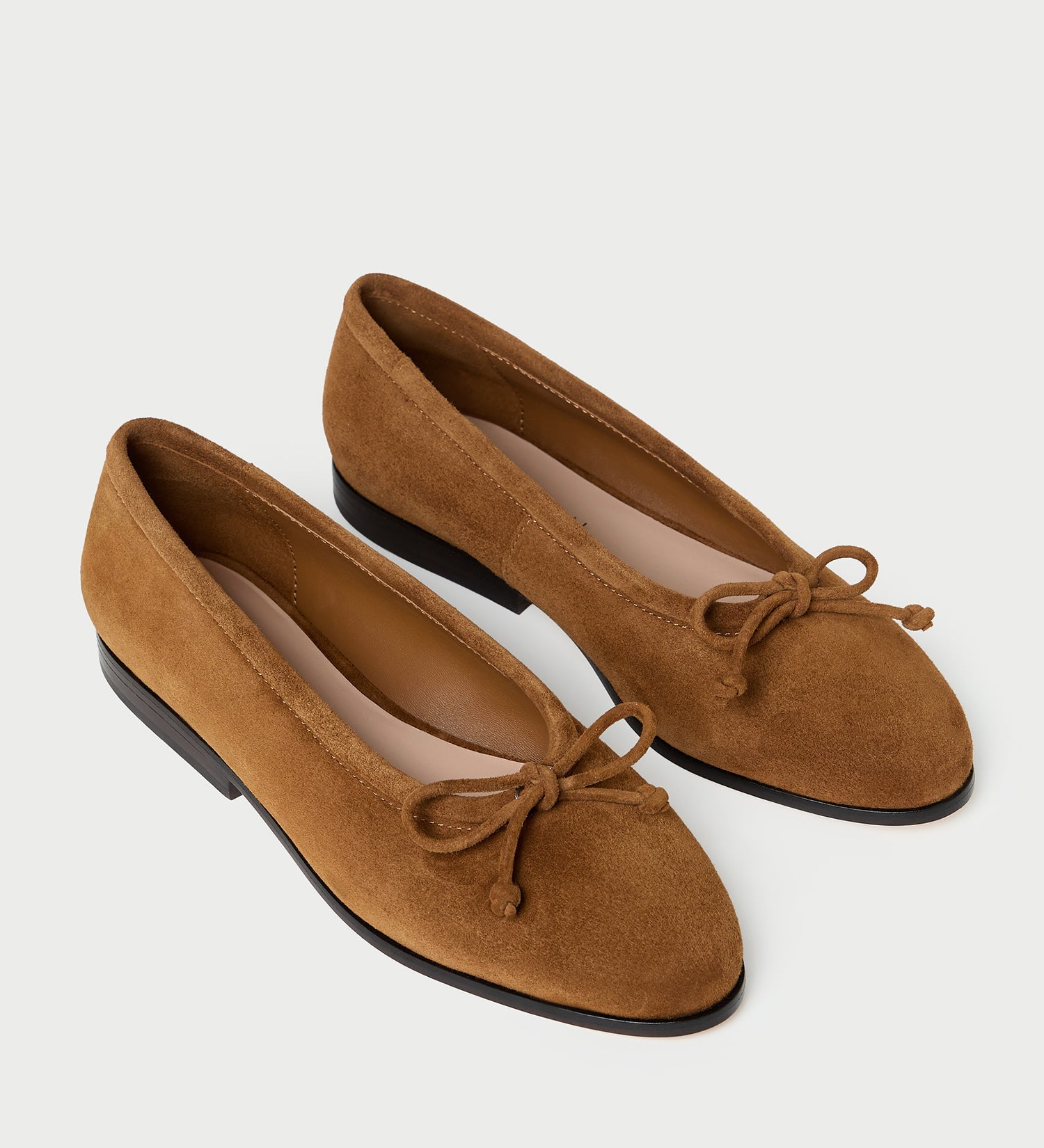 Loeffler Randall - Noelle Cacao Suede Ballet Flat