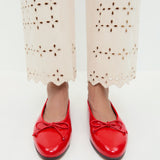 Loeffler Randall - Noelle Red Ballet Flat