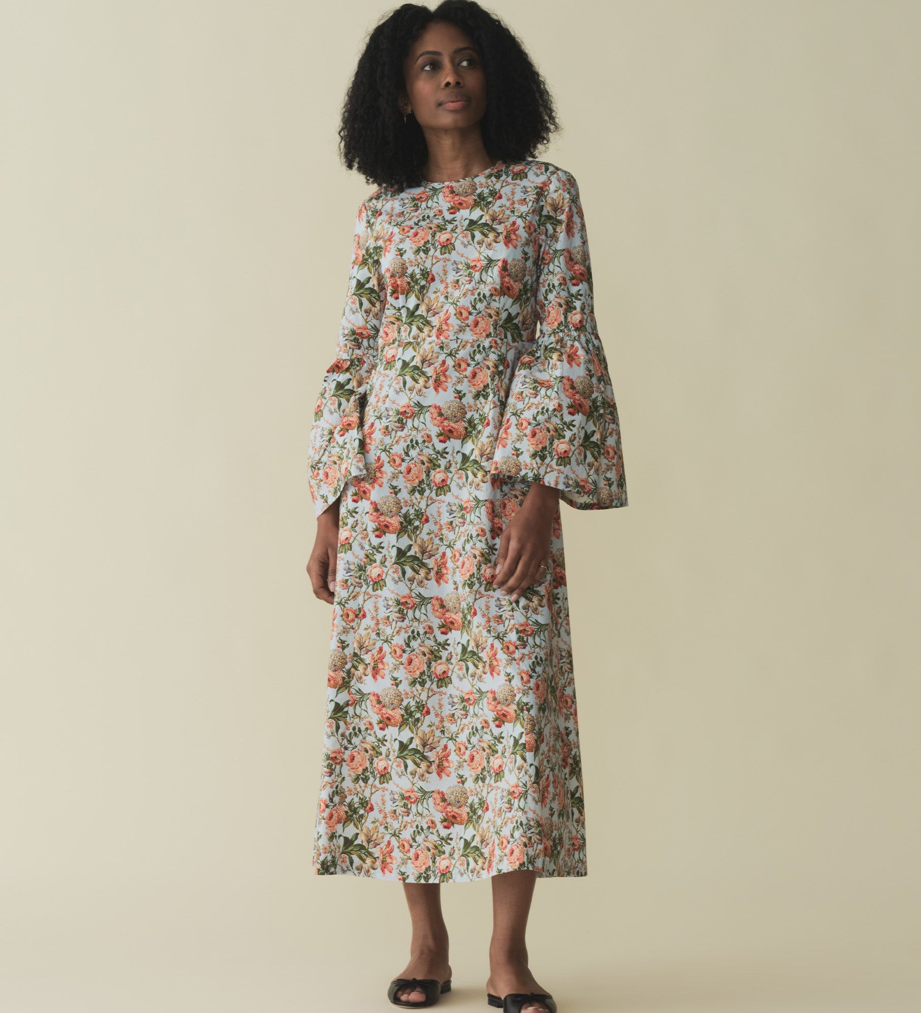 DÔEN - NOISETTE DRESS -- CALICO GARDEN
