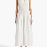 Khaite - Nola Dress in Chalk Cotton