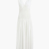 Khaite - Nola Dress in Chalk Cotton