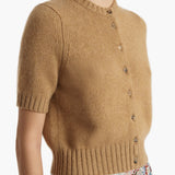 Khaite - Nora Cardigan in Biscotti