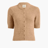 Khaite - Nora Cardigan in Biscotti
