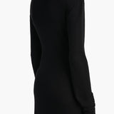 Khaite - Norla Dress in Black Silk Cashmere Jersey