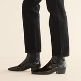 DÔEN - NORMANDY BOOT -- BLACK BOX CALF