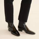 DÔEN - NORMANDY BOOT -- BLACK BOX CALF