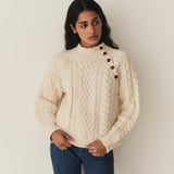 DÔEN - NORWOOD SWEATER -- CREAM