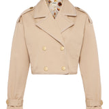 L'AGENCE - Kento Cropped Trench Coat