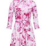L'AGENCE - Meadow Poplin Shirt Dress