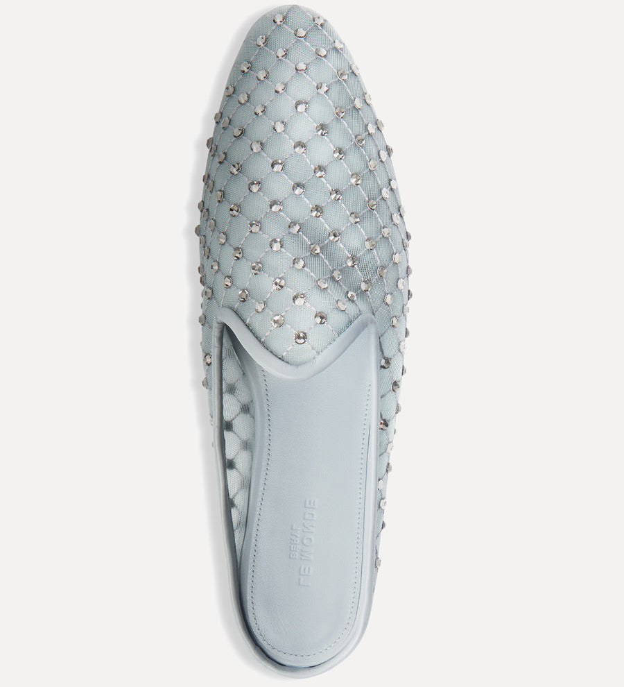 Le Monde Beryl - Venetian Mule / Grigio Mesh Crystals