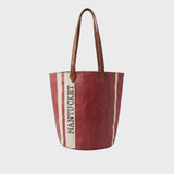 TWP - Nantucket Small Bucket Bag in Coated Cotton Canvas