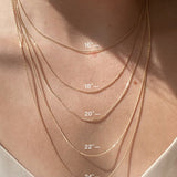 Kinn - Asymmetrical Single Initial Necklace