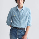 Nili Lotan - CALLUM CHAMBRAY SHIRT