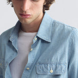 Nili Lotan - CALLUM CHAMBRAY SHIRT