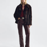 Nili Lotan - CLEOPHEE DB SHORT SHEARLING COAT