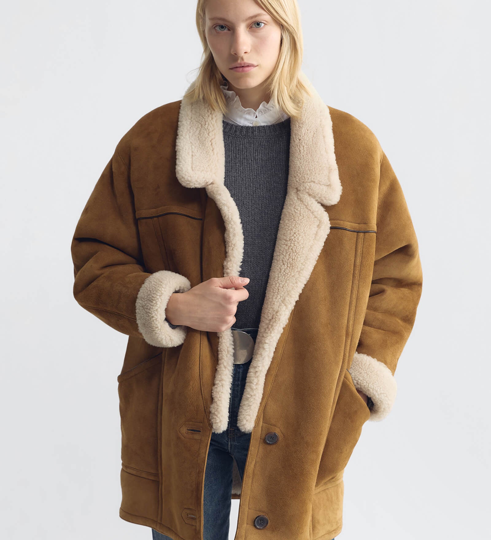 Nili Lotan - NOELLE SHEARLING COAT