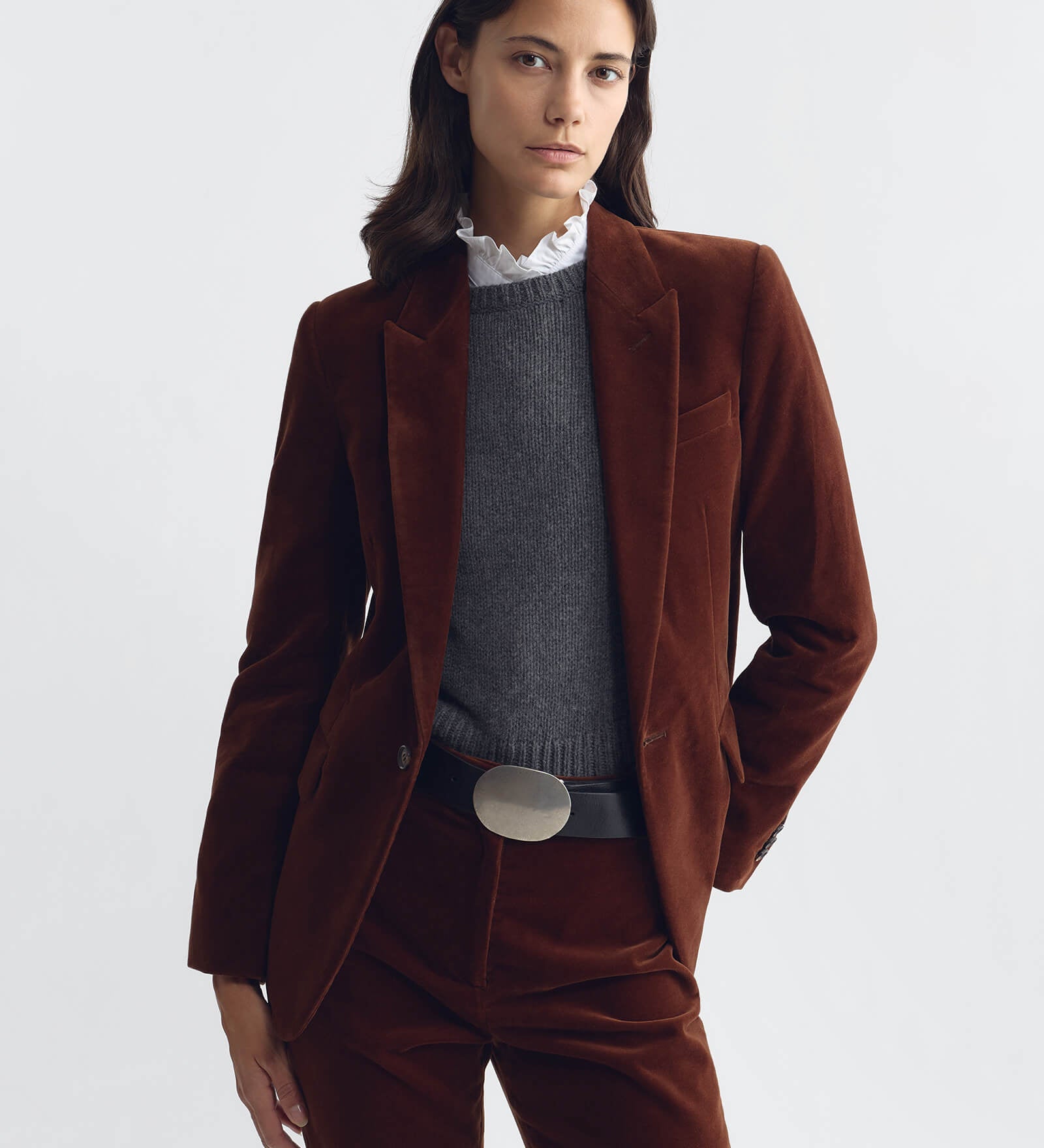 Nili Lotan - ANABEL VELVET TAILORED JACKET