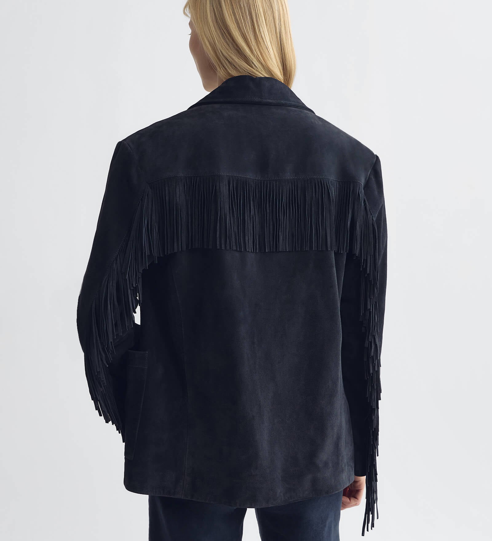 Nili Lotan - AGATE FRINGE SUEDE JACKET
