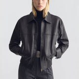 Nili Lotan - AIME LEATHER BOMBER JACKET