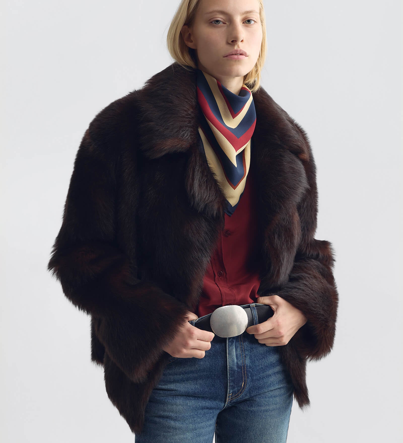 Nili Lotan - VINTAGE SCARF