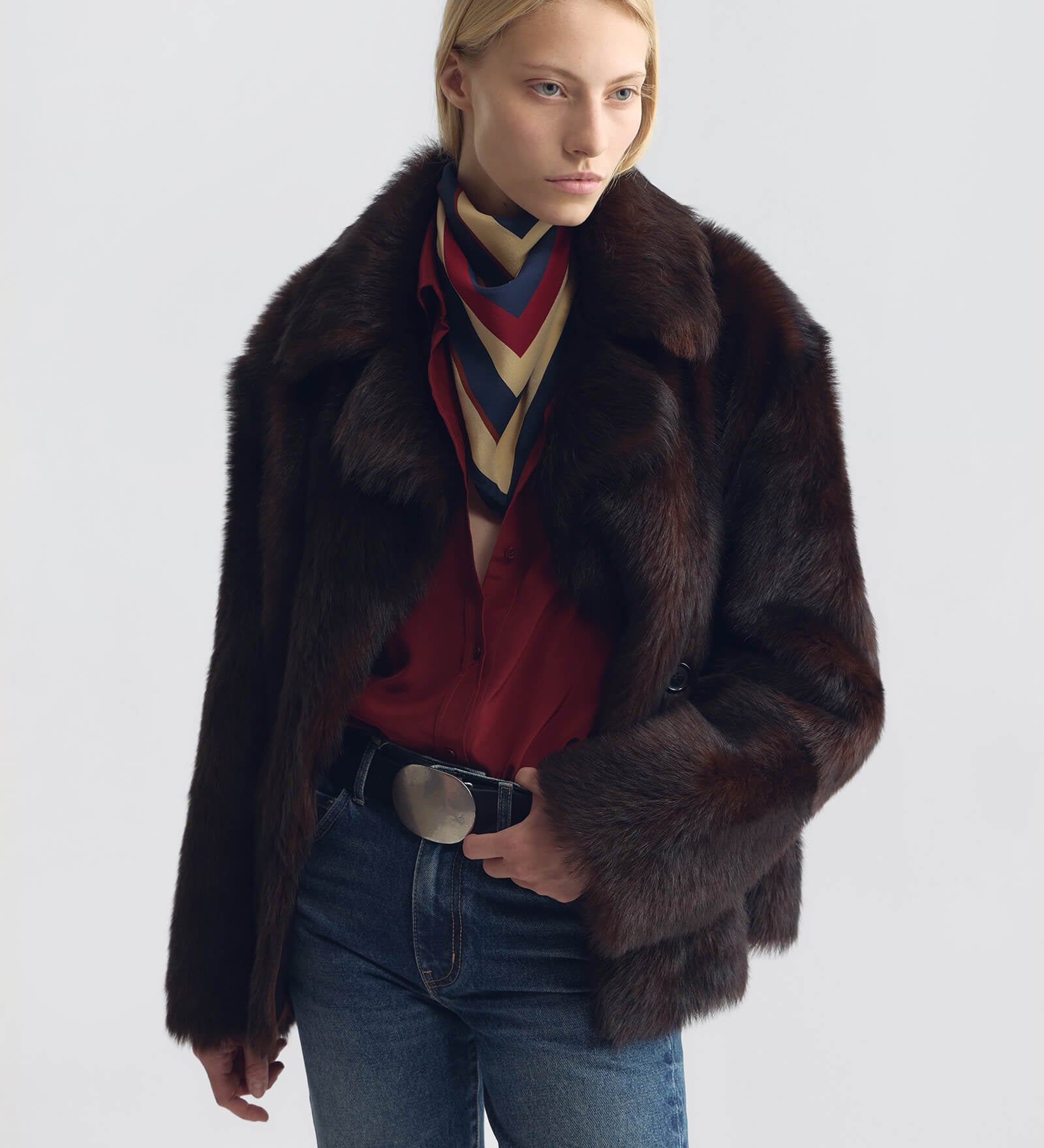 Nili Lotan - VINTAGE SCARF