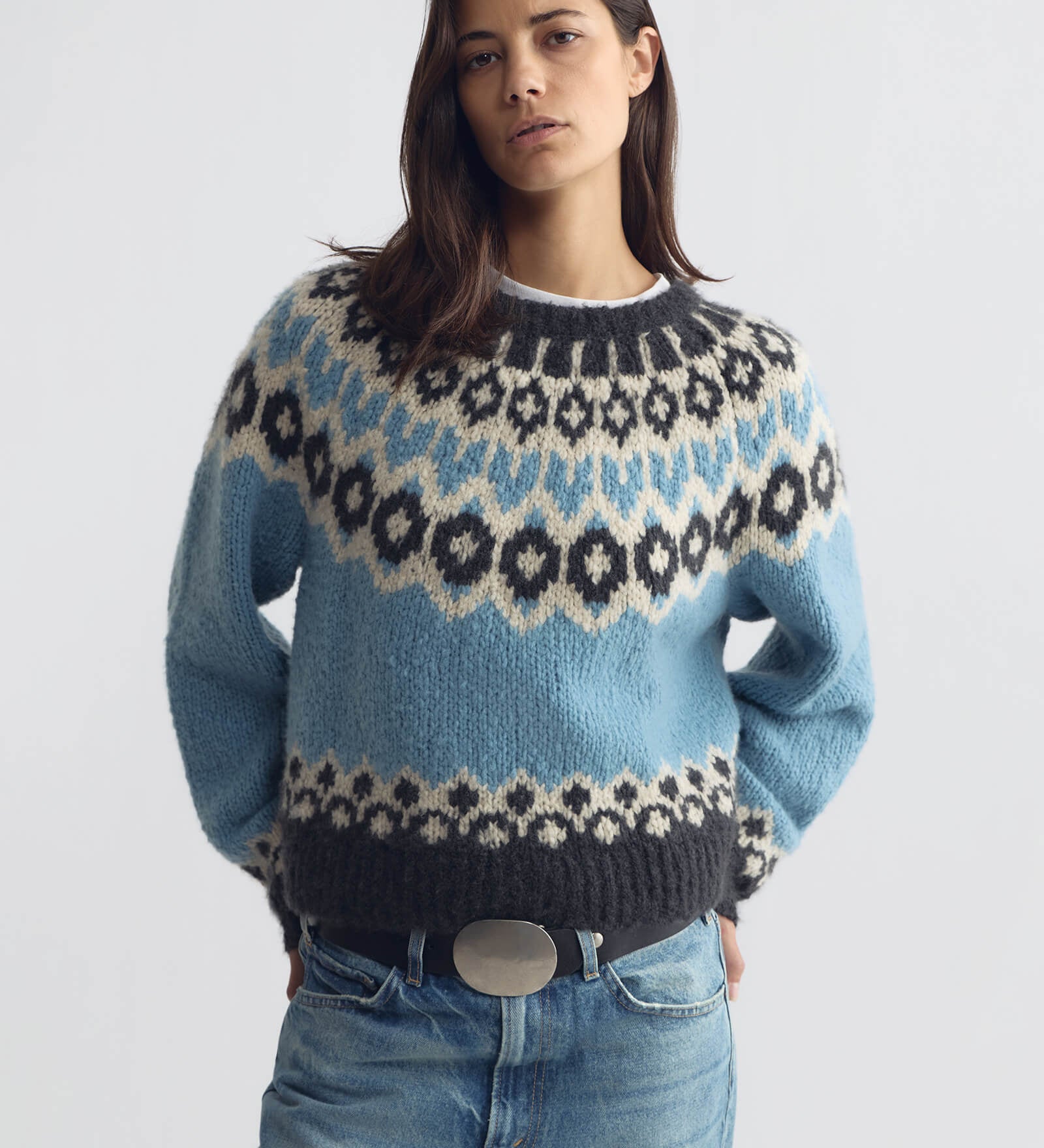 Nili Lotan - ISALINE FAIR ISLE CASHMERE SWEATER
