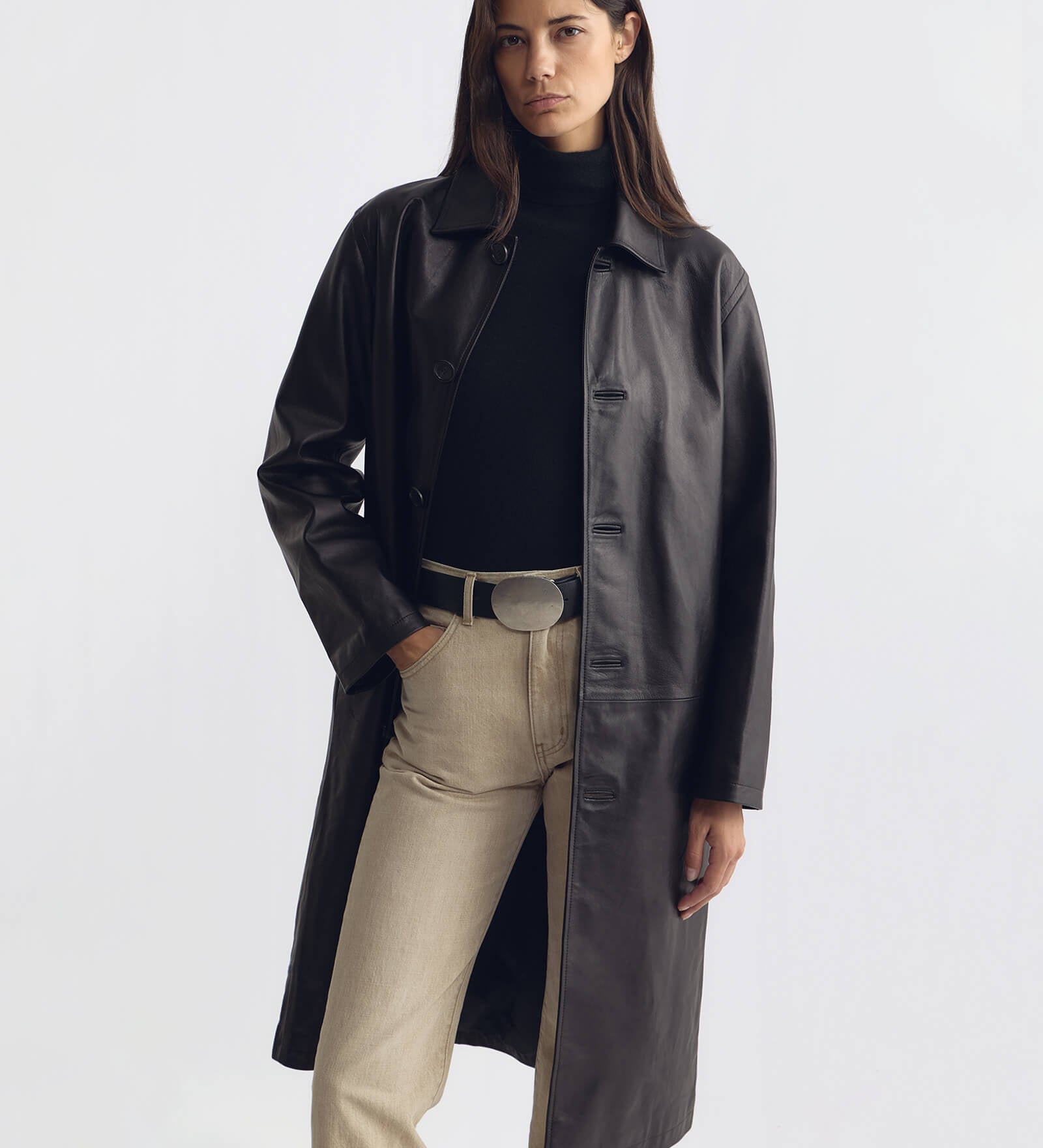 Nili Lotan - ABEL LEATHER COAT