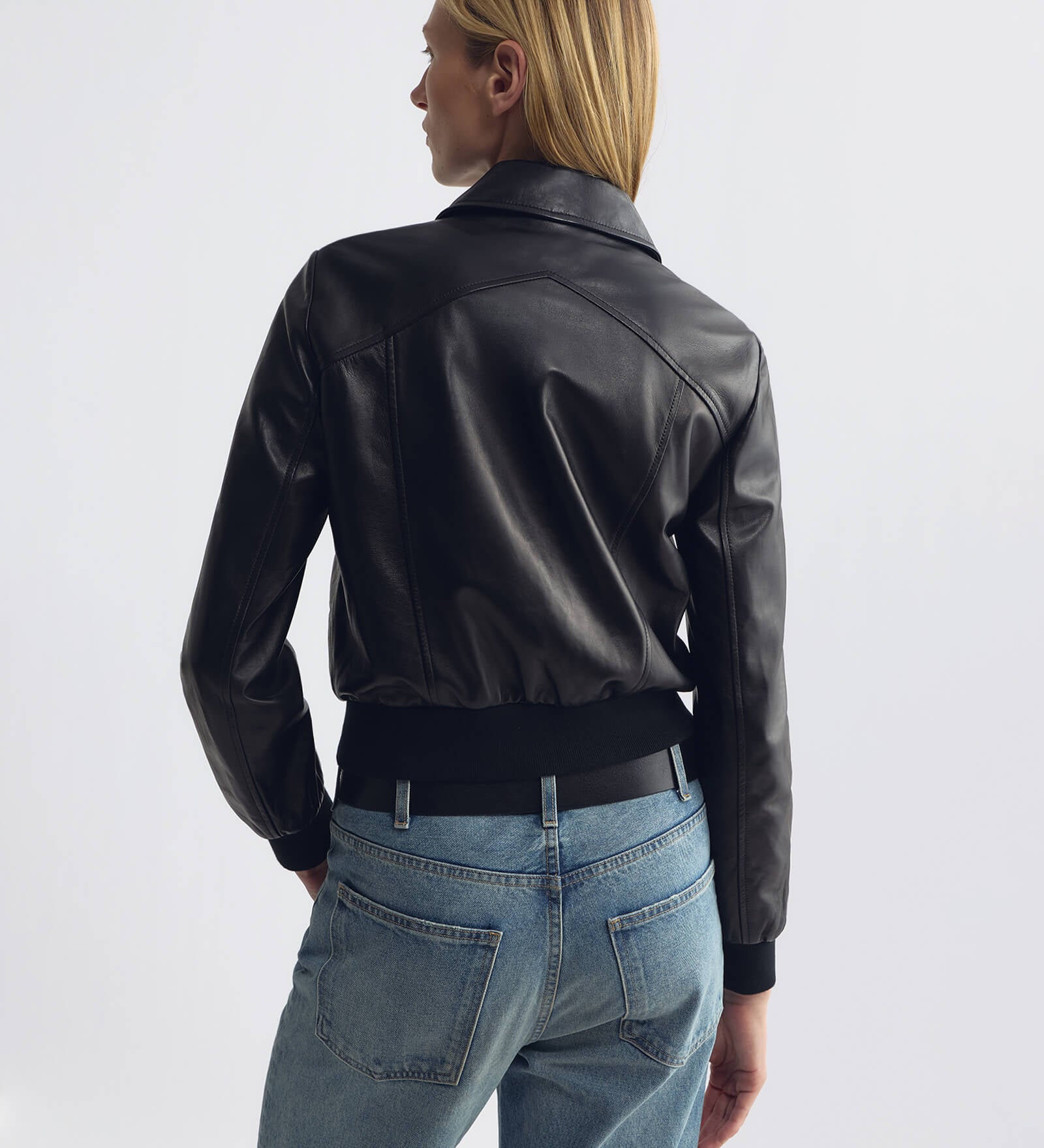 Nili Lotan - SUE LEATHER BOMBER JACKET